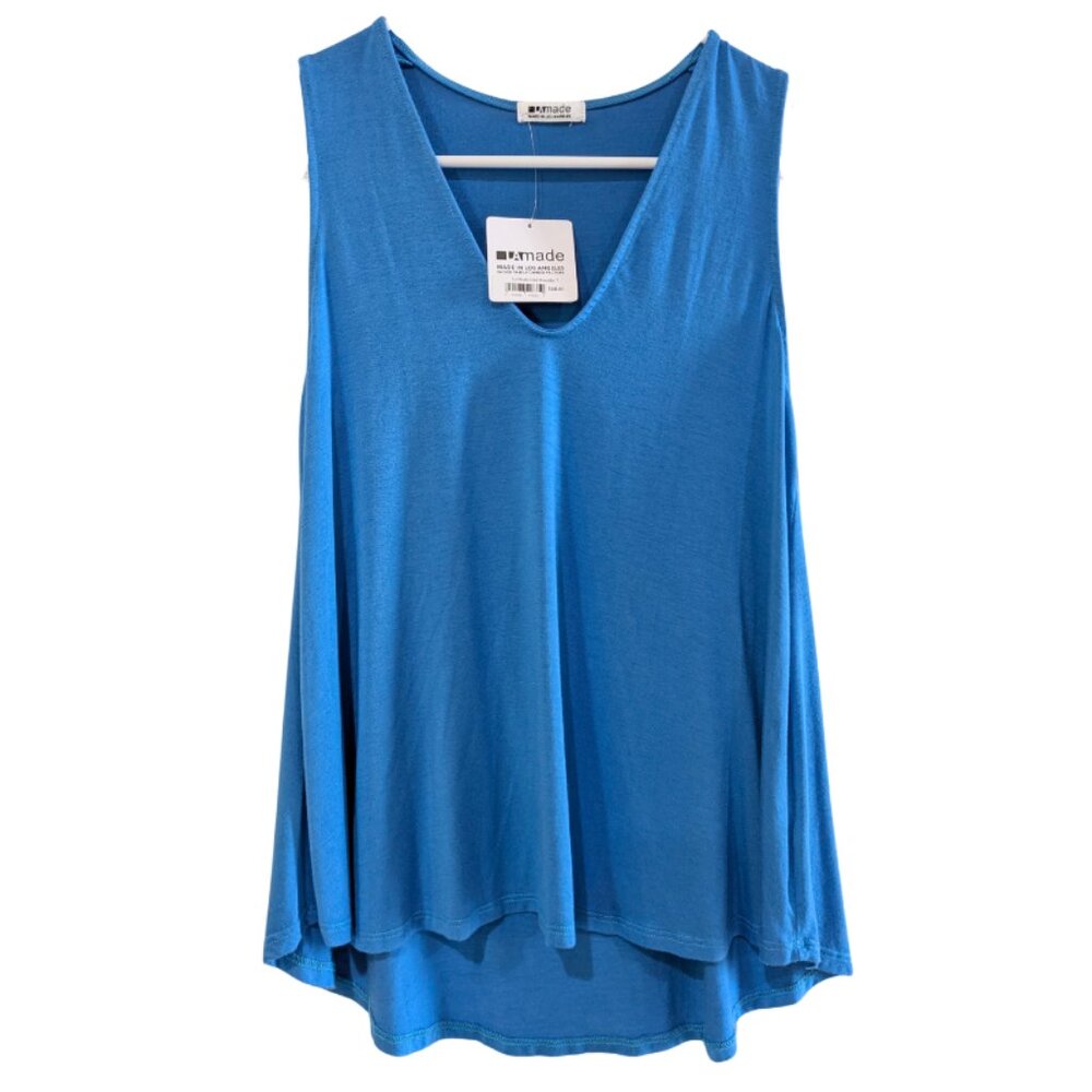 LAmade Blue Grace Tank XS NWT, Swing Style, Super Soft Micromodal Blend